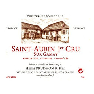 Henri Prudhon & Fils Saint-Aubin Blanc 1er Cru Sur Gamay  2023 750ml