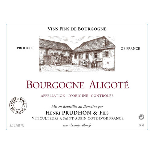 Henri Prudhon & Fils Bourgogne Aligote  2023 750ml