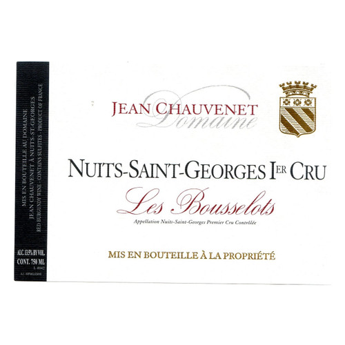 Jean Chauvenet Nuits-Saint-Georges 1er Cru Les Bousselots  2022 750ml