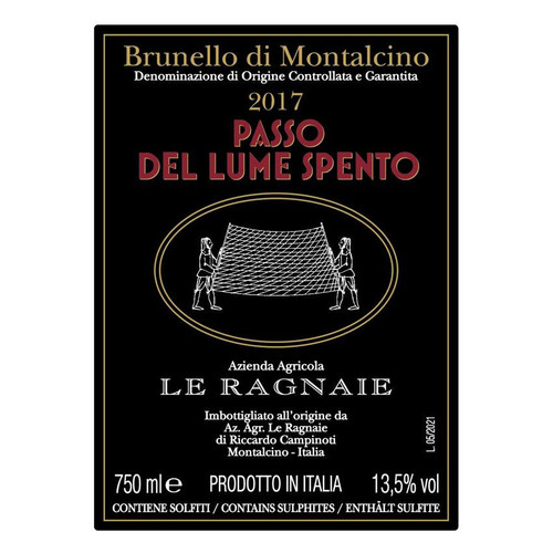 Product image for Le Ragnaie Brunello di Montalcino Passo Del Lume Spento 2020 750ml