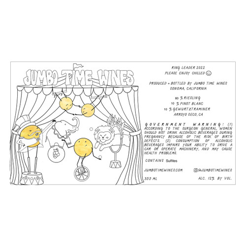 Product image for Jumbo Time Wines Ring Leader Arroyo Seco 2024 12oz