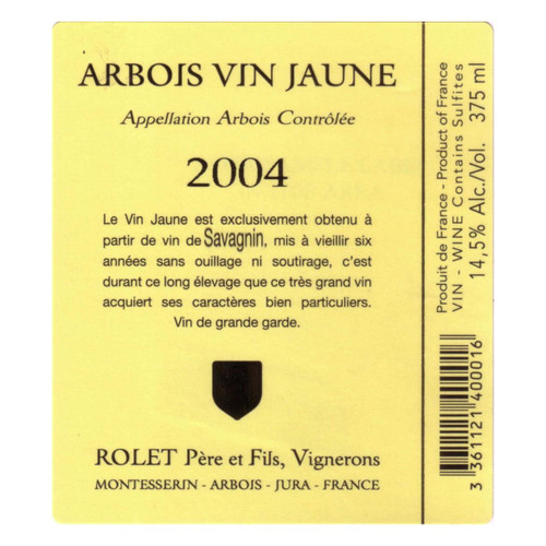 Product image for Domaine Rolet Pere et Fils Arbois Vin Jaune 2018 620ml