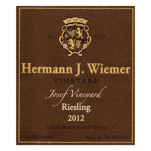 Product image for Hermann J. Wiemer Riesling Josef Vineyard Estate Bottled & Grown Seneca Lake 2024 750ml