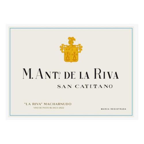 Product image for M. Anto. De La Riva Cadiz San Cayetano Macharnudo Blanco 2023 750ml