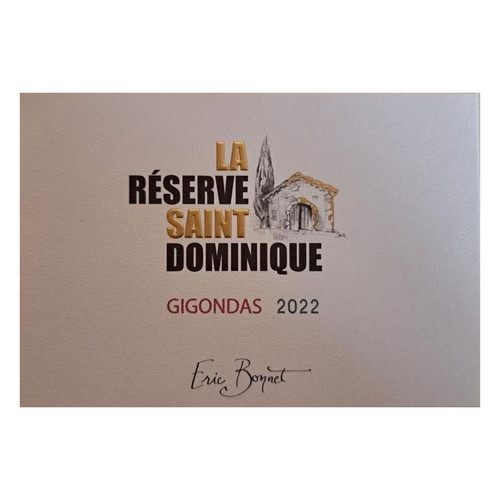 Product image for La Reserve Saint Dominique Gigondas 2023 750ml