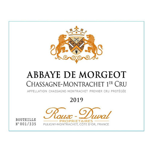 Product image for Roux-Duval Chassagne-Montrachet 1er Cru Abbaye De Morgeot 2020 750ml