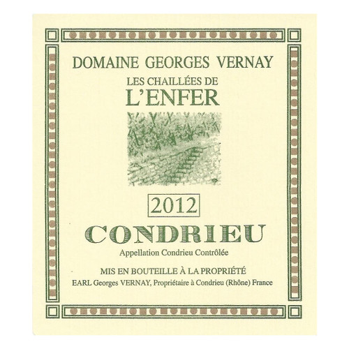 Product image for Domaine Georges Vernay Condrieu Les Chaillees de L'Enfer 2023 750ml