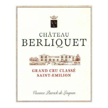 Product image for Chateau Berliquet Saint-Emilion Grand Cru Classe 2020 750ml