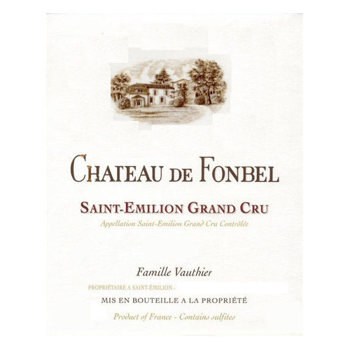 Product image for Chateau de Fonbel Saint-Emilion 2019 750ml