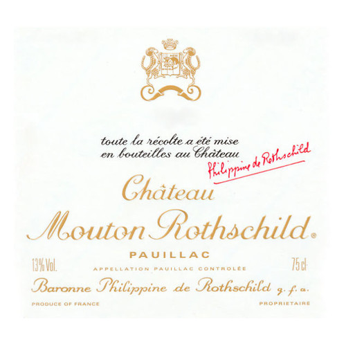 Product image for Chateau Mouton Rothschild Pauillac 1er Grand Cru Classe 2019 750ml