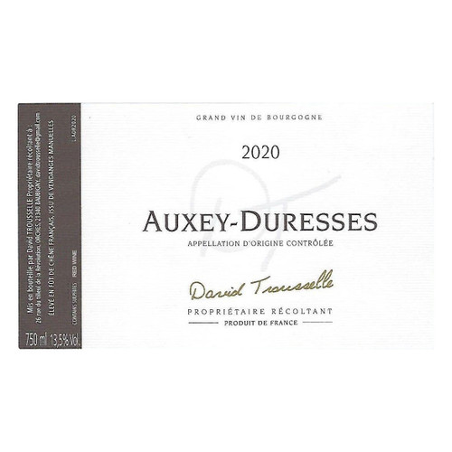 Product image for David Trousselle Auxey-Duresses Rouge 2024 750ml