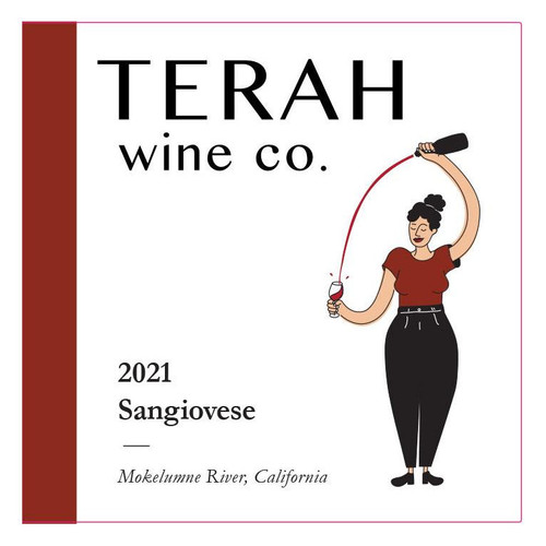 Product image for Terah Wine Co. Sangiovese Mokelumne River 2024 750ml