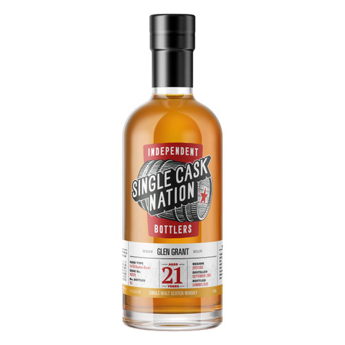 Product image for Single Cask Nation 21 Years Old 2003 Glen Grant 1st Fill Bourbon Barrel Cask #192678 Speyside Single Malt Scotch Whisky 700ml