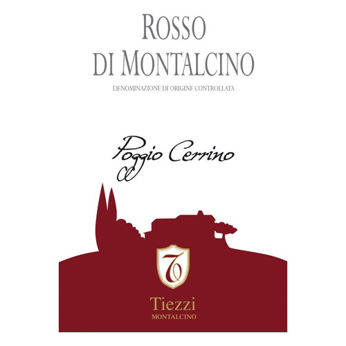 Product image for Tiezzi Rosso di Montalcino Poggio Cerrino 2024 750ml