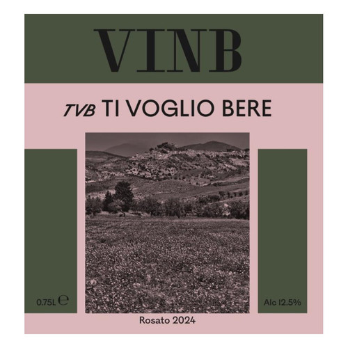 Product image for Societa Agricola VinB Terre Siciliane Ti Voglio Bere Rosato 2025 750ml