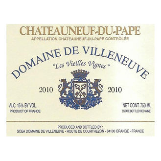 Product image for Domaine de Villeneuve Chateauneuf-du-Pape Vieilles Vignes 2019 750ml