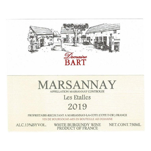 Product image for Domaine Bart Marsannay Blanc Les Etalles 2024 750ml