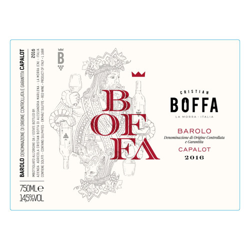 Product image for Cristian Boffa Barolo Capalot 2021 750ml