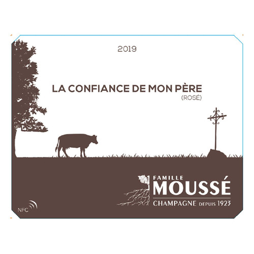 Product image for Champagne Mousse Champagne Extra Brut La Confiance De Mon Pere Rose 2022 750ml