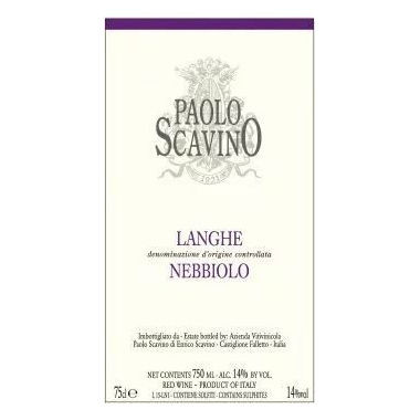 Product image for Paolo Scavino Langhe Nebbiolo (2016) 2016 750ml