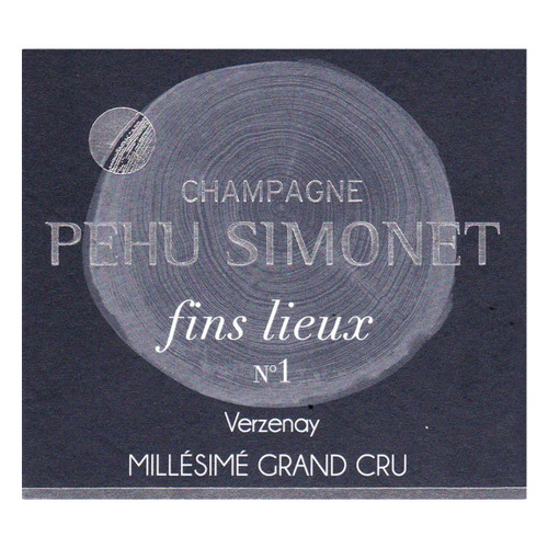 Product image for Pehu-Simonet Champagne Blanc De Noirs Fins Lieux Ndeg1 Verzenay Les Perthois 2017 750ml