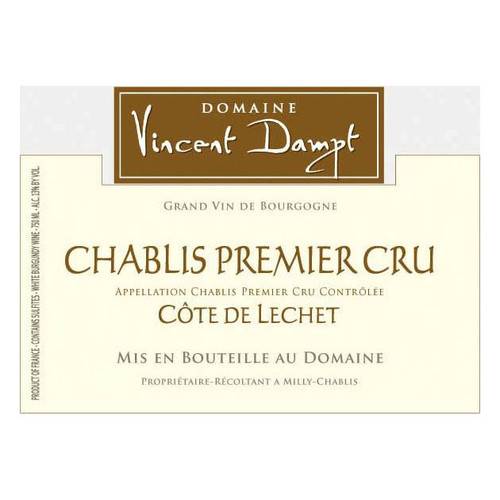 Product image for Domaine Vincent Dampt Chablis 1er Cru Côte de Lechet 2024 750ml
