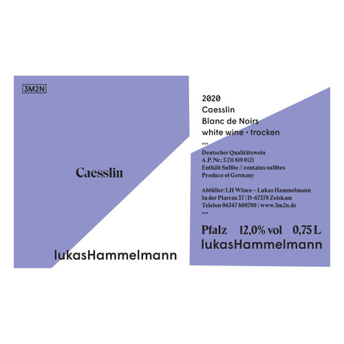 Product image for Lukas Hammelmann Caesslin Blanc De Noirs Trocken 2025 750ml