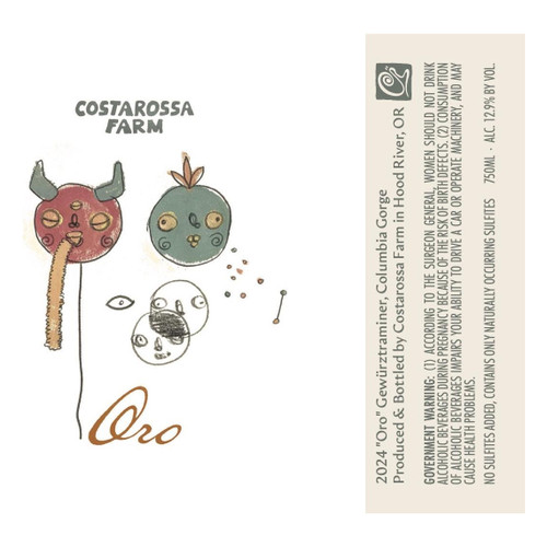 Product image for Costarossa Farm Oro Columbia Gorge 2024 750ml