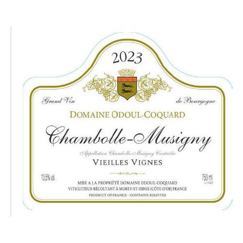 Product image for Domaine Odoul-Coquard Chambolle-Musigny Vieilles Vignes 2023 750ml