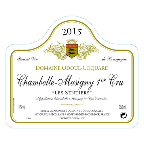 Product image for Domaine Odoul-Coquard Chambolle-Musigny 1er Cru Les Sentiers 2023 750ml