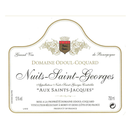 Product image for Domaine Odoul-Coquard Nuits-Saint-Georges Aux Saints-Jacques 2023 750ml