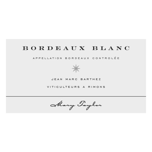 Product image for Mary Taylor Bordeaux Blanc Jean Marc Barthez 2025 750ml