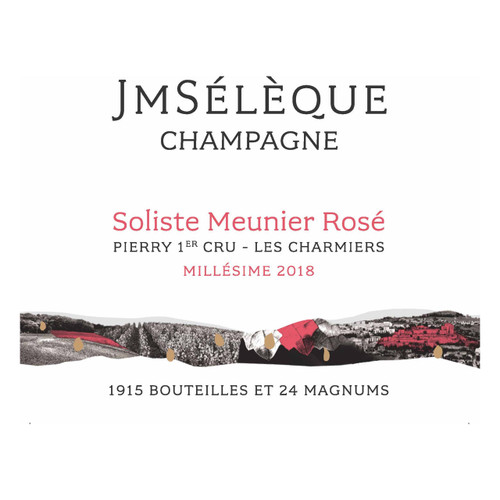 Product image for JM Seleque Champagne Pierry 1er Cru Soliste Meunier Les Charmiers Rosé 2020 750ml