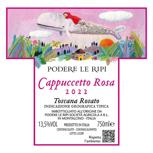 Product image for Podere Le Ripi Toscana Rosato Cappuccetto Rosa 2024 750ml