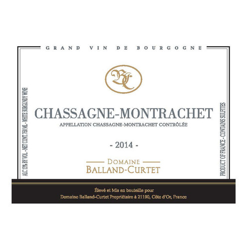 Product image for Domaine Balland-Curtet Chassagne-Montrachet 2024 750ml