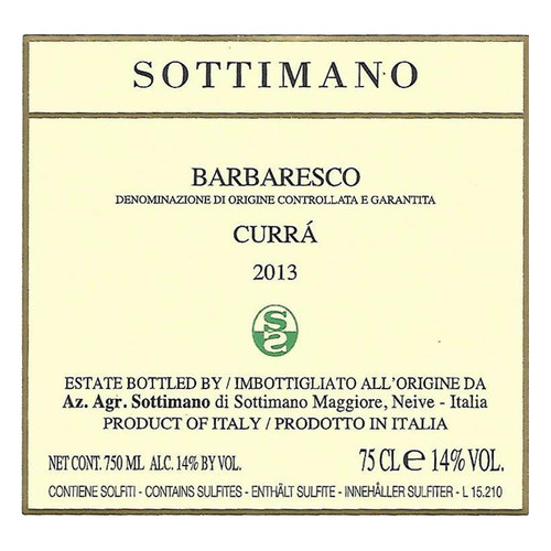 Product image for Sottimano Curra (2021) 2021 750ml