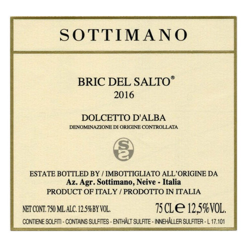 Product image for Sottimano Dolcetto d'Alba Bric Del Salto (2025) 2025 750ml
