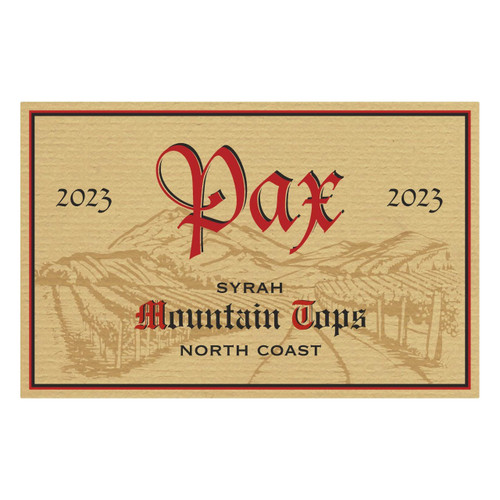 Product image for Pax Mahle Wines Syrah Mountain Tops North Coast 2023 750ml
