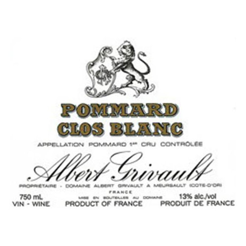 Product image for Domaine Albert Grivault Pommard Clos Blanc 2024 750ml