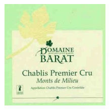 Product image for Domaine Barat Chablis 1er Cru Mont de Milieu 2024 750ml