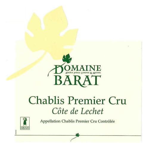 Product image for Domaine Barat Chablis 1er Cru Côte de Lechet 2024 1.5L