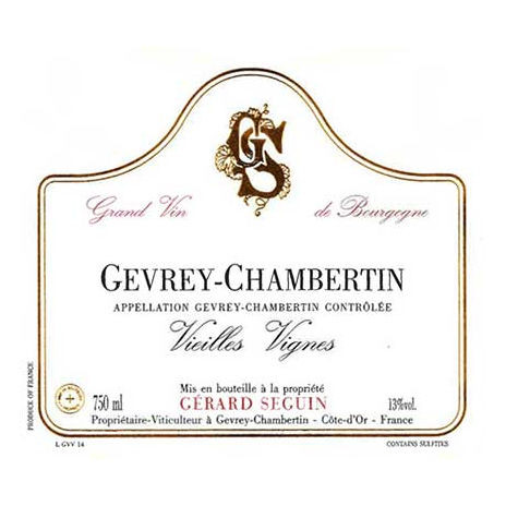 Product image for Domaine Gerard Seguin Gevrey-Chambertin Vieilles Vignes 2024 750ml