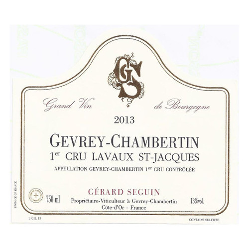 Product image for Domaine Gerard Seguin Gevrey-Chambertin 1er Cru Lavaux St-Jacques (2024) 2024 750ml