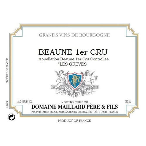 Product image for Domaine Maillard Pere et Fils Beaune 1er Cru Les Greves 2023 750ml