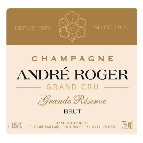 Product image for Champagne Andre Roger Champagne Grand Cru Grand Reserve Brut 750ml