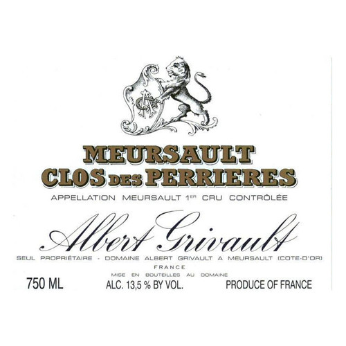 Product image for Domaine Albert Grivault Meursault 1er Cru Clos des Perrieres 2024 375ml