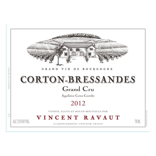 Product image for Domaine Vincent Ravaut Corton-Bressandes Grand Cru 2021 750ml