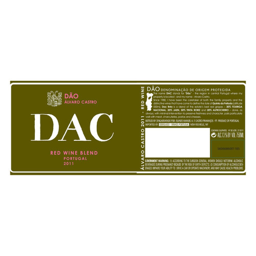 Product image for Alvaro Castro Dao DAC Tinto 2022 750ml