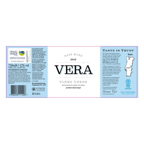 Product image for Vera Vinho Verde Rose 2024 750ml