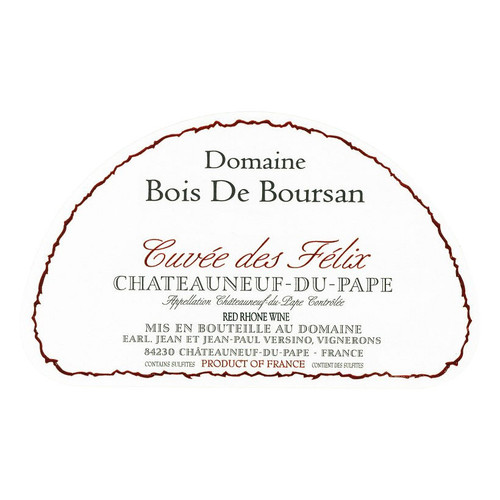 Bois de Boursan Chateauneuf-du-Pape Rouge Cuvee des Felix 2021 750ml